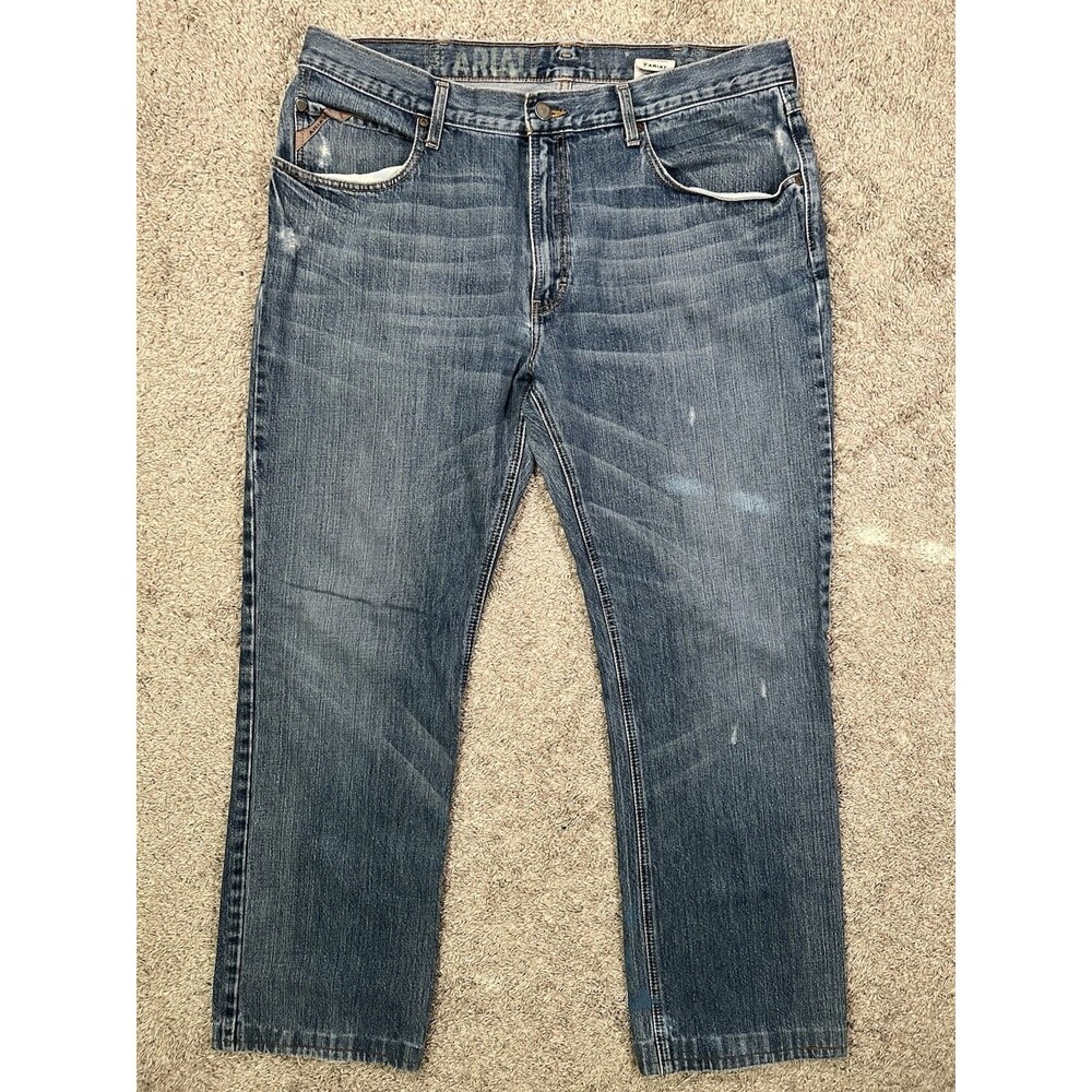 Ariat M4 Legacy Low Rise Boot Cut Denim Jeans Western Men's 38x36